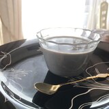お鍋で簡単♡アガーで作る豆乳黒ごまプリン
